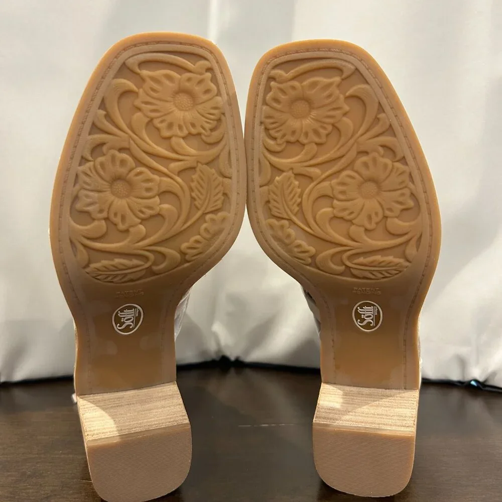 Sofft NWB Stratford Heeled Sandal, Tan‎ 7